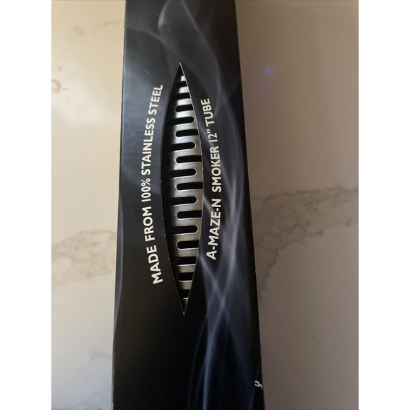 New AMAZE-N 12" Tube BBQ Smoker Grilling 100% Stainless Steel Cook Out Accessory - Picture 9 of 9